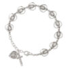 Miraculous Medal Sterling Silver Bracelet