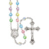 Multi color Swarovski rosary beads