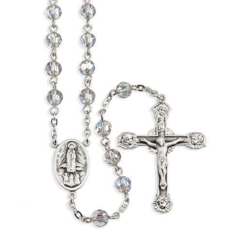 Smoked Swarovski Crystal rosary
