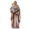 St. Joseph holding Jesus in his arms statue